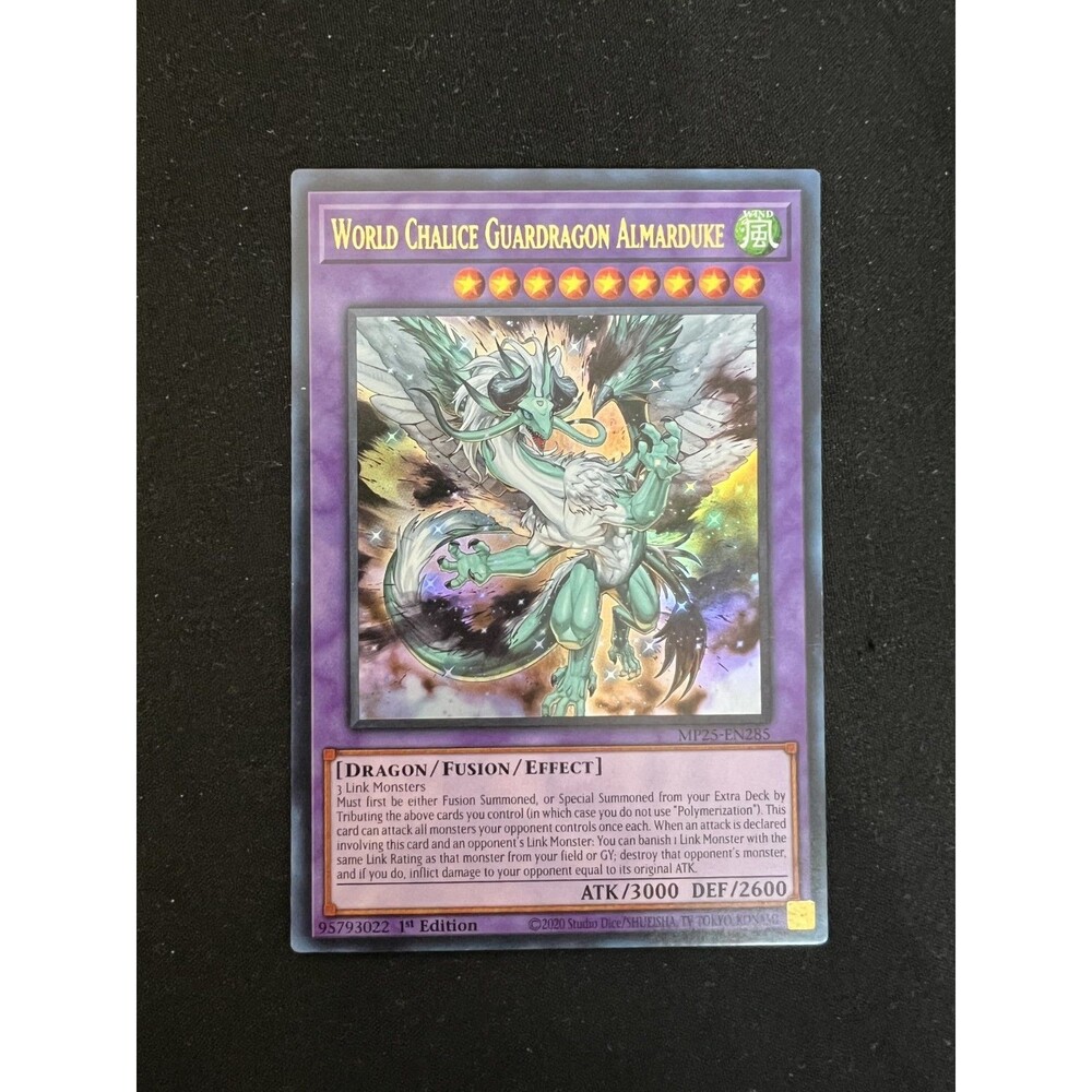 World Chalice Guardragon Almarduke MI25-EN285 Ultra Rare 1st Edition Yu-Gi-Oh!